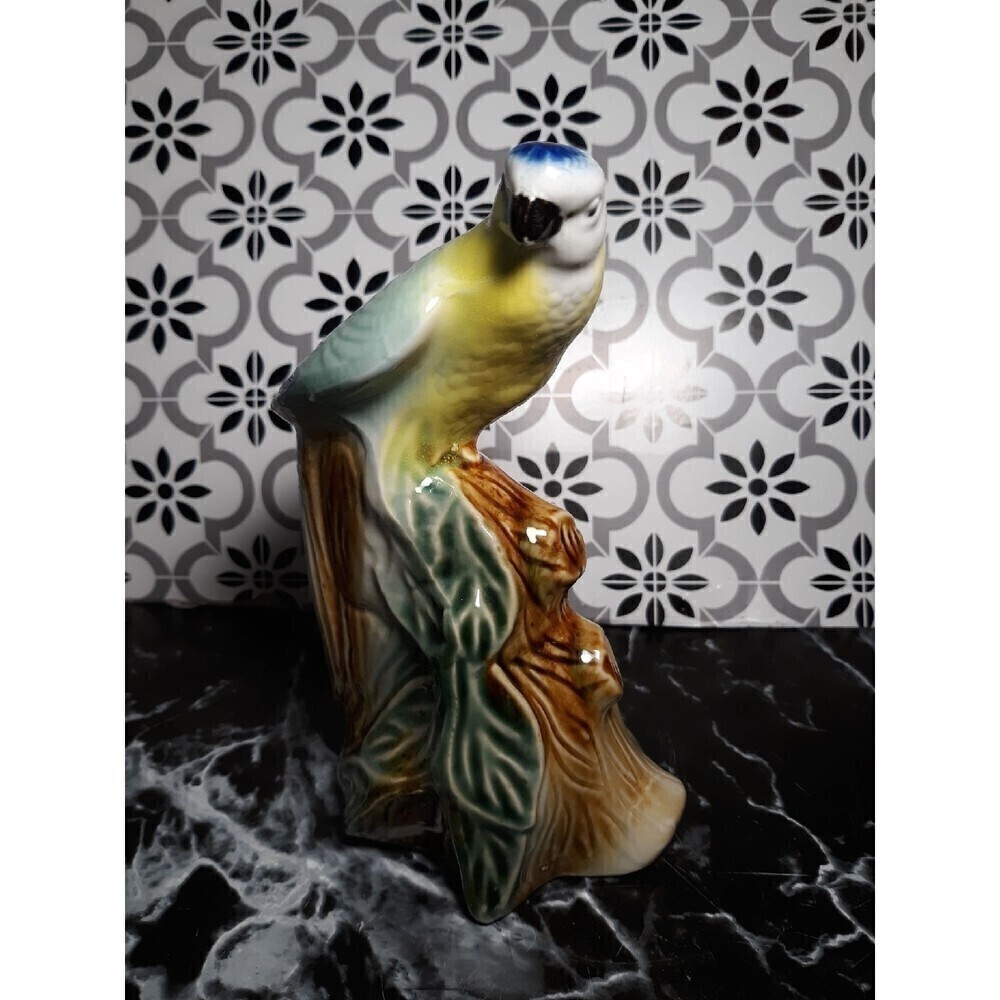 Vintage bird made in Brazil glazed